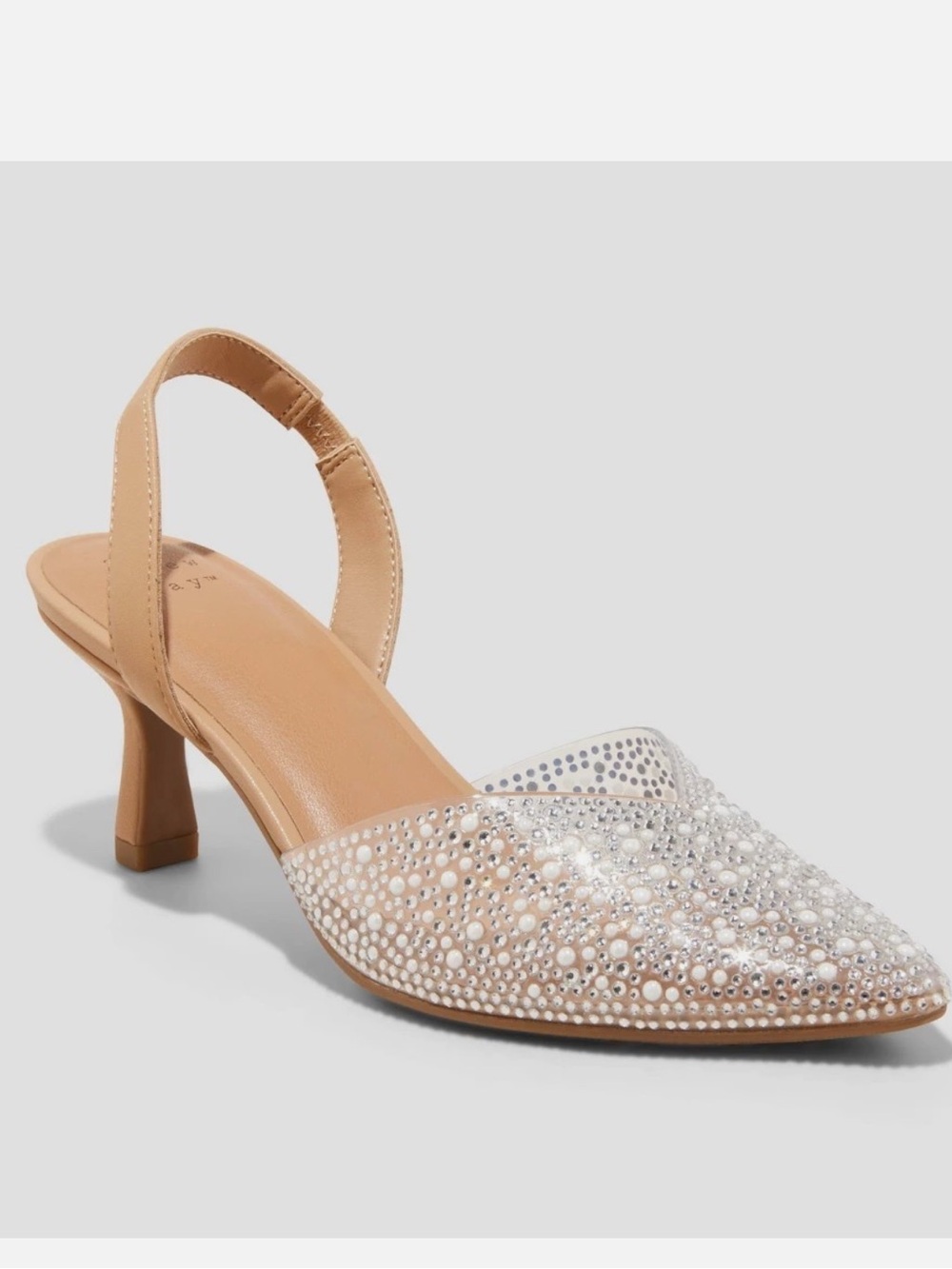 A new day crystal and pearl Isabel Heels